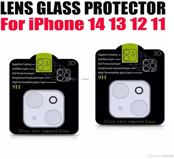 Kamerafilm Temperierte Glasschirme Beschützer für iPhone 14 13 12 11 Pro Max Samsung S20 Ultra -Kameraobjektiv ohne Einzelhandel 9519305