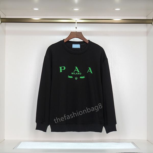 Felpa con cappuccio da uomo di design 2024 Felpa con cappuccio da uomo di nuova moda Autunno / Inverno Girocollo Manica lunga Triangolo stampato Felpa con cappuccio Pullover Giacca da basket Pullover