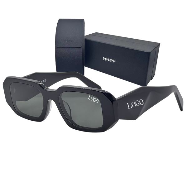17 óculos de sol de grife de luxo para mulheres homens marcas famosas UV400 proteger lente OEM ODM personalizar corte retângulo prancha quadros de alta qualidade com caso original