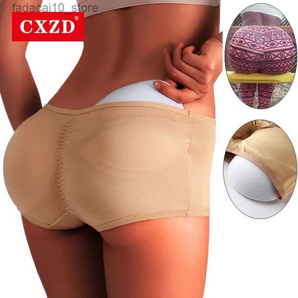 CXZD Damen Fake Ass Butt Lifter Hose Nahtlose Shapewear Hüfte Enhancer Booty Pad Push Up Unterwäsche Po Gesäß Body Shapers Q240110 Taillen-Bauch-Shaper CXZD