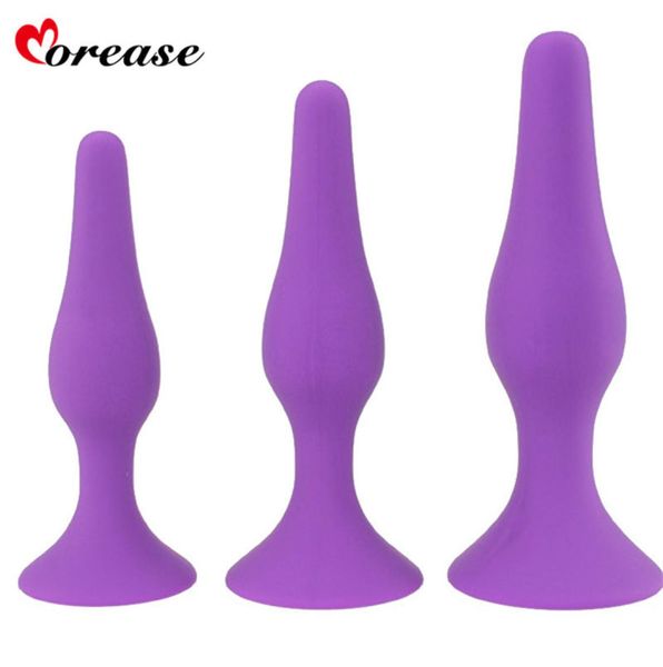 Morease 1 pz plug anale butt plug perline giocattolo del sesso flirtare stimolante ventosa erotico per donne uomini principianti massaggiatore della prostata S99829075