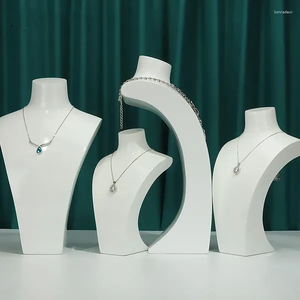Sacchetti per gioielli Display Collane Pendenti Manichino Finestra Prop Modello di moda