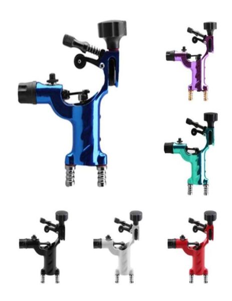 Dragonfly Tattoo Machine Shader Liner Pistola rotativa 7 colori assortiti Tatoo Motor Gun Grips Kit economici 3751466