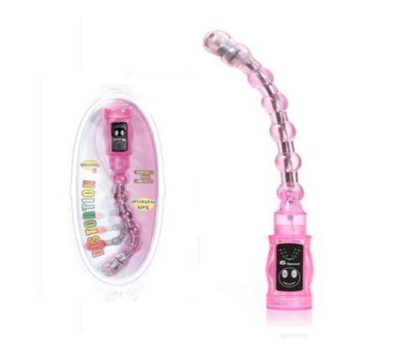 6-Gang-G-Punkt-Vibrator, biegsamer Analstab, Vibrationsperle, Prostata-Sonden-Massagegerät E8917082968