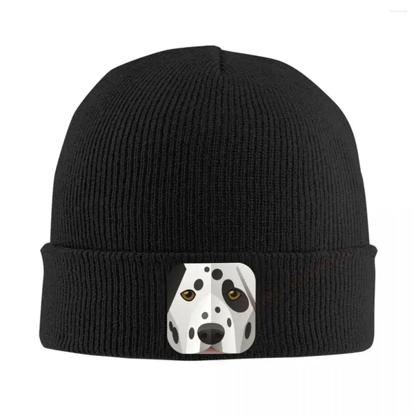 Baskenmütze, Dalmatiner-Hundeliebhaber, Beanie-Mütze, Strickmütze, für Männer und Frauen, coole Unisex-Erwachsene, warme Wintermütze als Geschenk