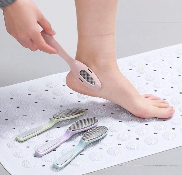 Raspa per piedi Doppia faccia Flip Board Rimozione del callo della pelle Strumento per file di piedi per pedicure Strumento per file per la cura dei piedi professionale Strumenti4899795