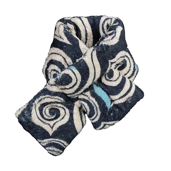 Шарфы из овечьего флиса с утолщенной шеей, универсальный парный хлопковый шарф, модные аксессуары