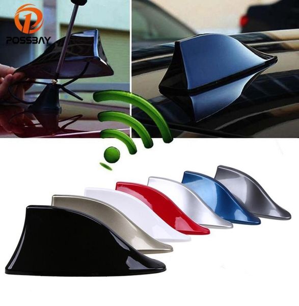 1PCS Auto Shark Fin Antenne Automobil Universal FMAM Radio Signal Antennen Dach Anten2073091