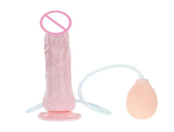 BAILE Giant Squirting Ventosa in silicone Grande realistico Enorme vibratore eiaculante Giocattoli adulti del sesso per le donne Y2004104822743