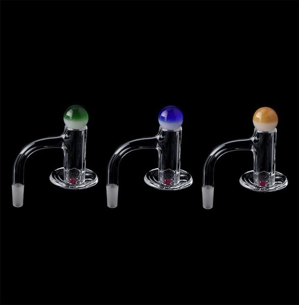 Chiodo per frullatore sfaccettato con saldatura completa, bordo smussato completamente lavorato, banger al quarzo da 14 mm per bong per tubi dell'acqua Dab Rigs8548531