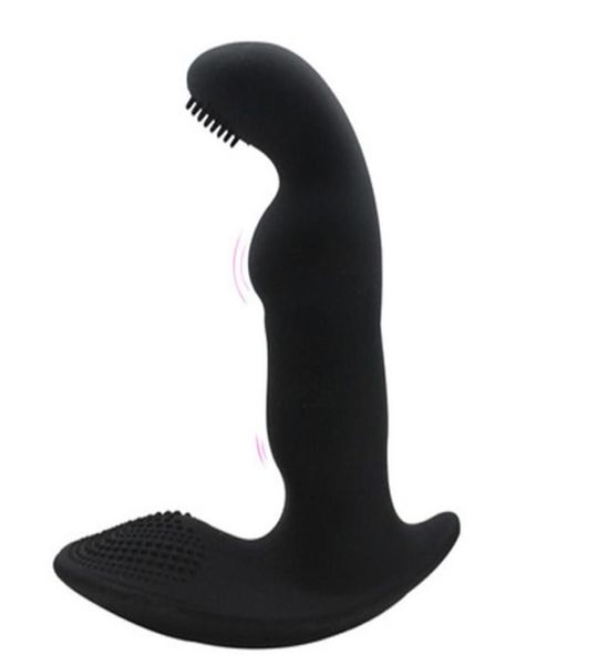 Massageador de próstata elétrico de silicone médico vibratório bunda anal plug vibrador sexo atraso spray adulto produtos sexuais brinquedos7516942