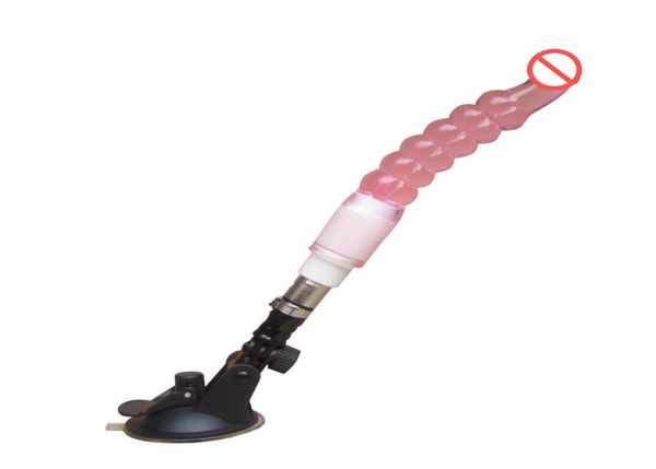 Analdildo-Sonde, 18 cm lang und 25 cm breit, Sexmaschinen-Aufsatz und Zubehör für Sexmaschine, Pink, Lila, G094525338