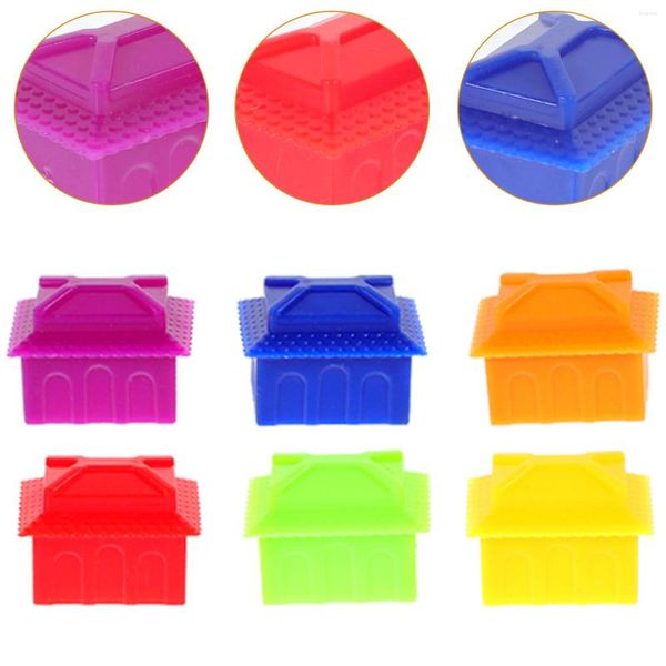 Braccialetti con ciondoli 60 pezzi Pezzi degli scacchi Giochi di imitazione Giocattoli Casa da gioco da tavolo Sostituisci giocattoli creativi Gettoni Piccolo set di plastica