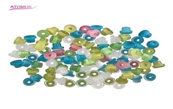 100 PCSBAG Silikon Dövme Grommet Lastik Dövme Makinesi Quottquot Needle Pad Nipple Gromets Hat Vücut Sanat Aksesuar Dövme AI2192059