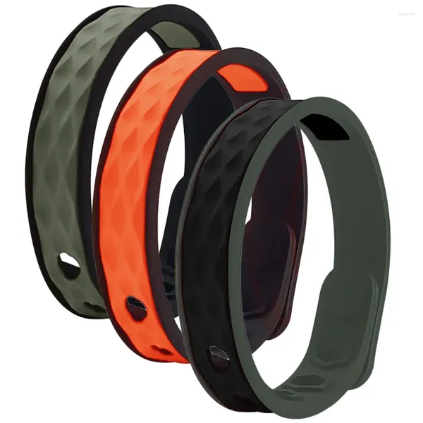 Suporte de pulso 3pcs pulseira esportiva antiestática pulseira ajustável acessório de fitness de silicone