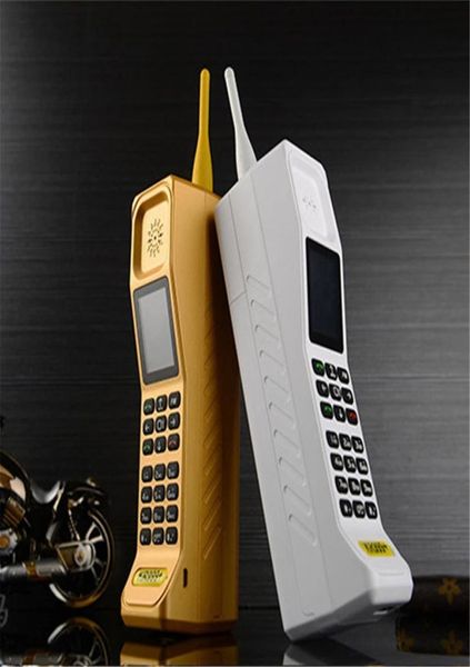 Kilidi açılmış klasik retro cep telefonu büyük pil 4500mah powe banka telefon titreşim el feneri fm radyo hoparlör çift sim 5437266