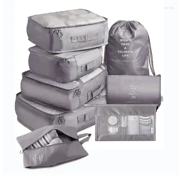 Borse portaoggetti Set impermeabile portatile Necessità di viaggio Strumenti Vestiti Scarpe Classificazione Organizzatore Accessorio per prodotti per la casa