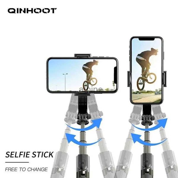 Selfie Monopods L08 Bluetooth Handheld Gimbal Stabilizer Mobile Phone Selfie Stick Suporte ajustável Selfie Stand para IPhone / Huawei YQ240110