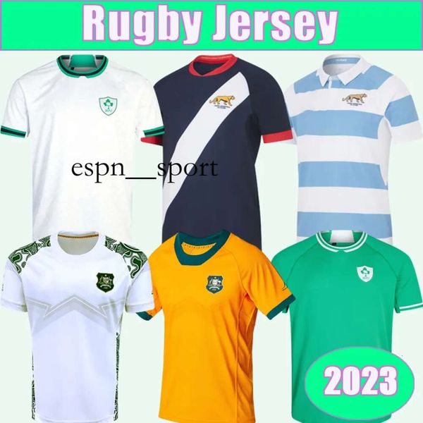 espnsport 2023 Irlanda Australia Maglia da rugby Squadra nazionale Maglia a maniche corte casalinga Taglia S-5XL