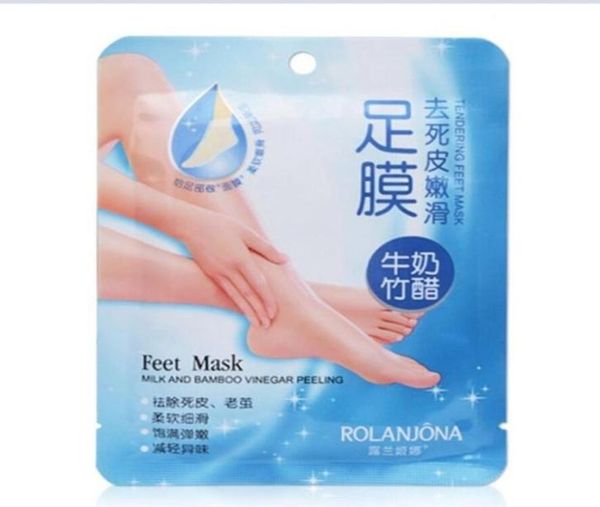 Super esfoliante máscara de pé meias para pedicure esfoliante meias cuidados com os pés para removedor morto pele new1046856