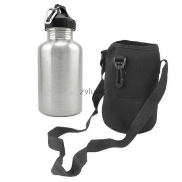 bottiglia d'acqua portatile creativo in acciaio inossidabile 304 2000 ml escursionismo sportivo bevanda bottiglia d'acqua 2 l 1 set di borsa protettiva con nuovo gancio YQ240110