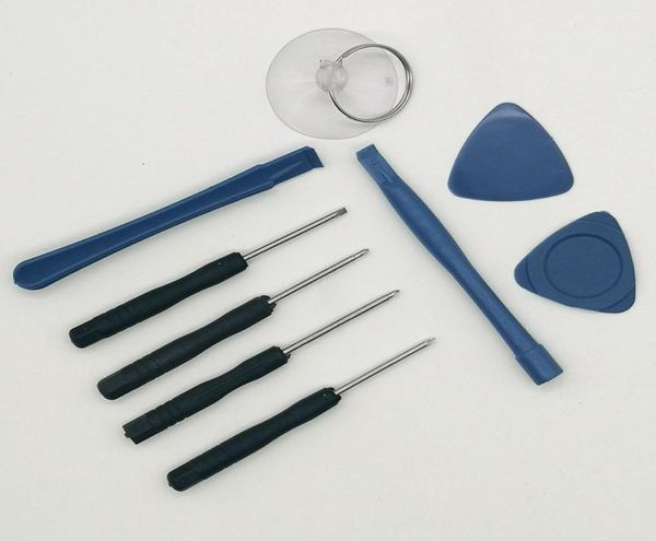 500 teile/los 9 in 1 Schraubendreher Sucker Pry Reparatur Öffnung Tool Kit Set Für iphone 4 4s 4g 5 5c 5s 6 6plus3877729