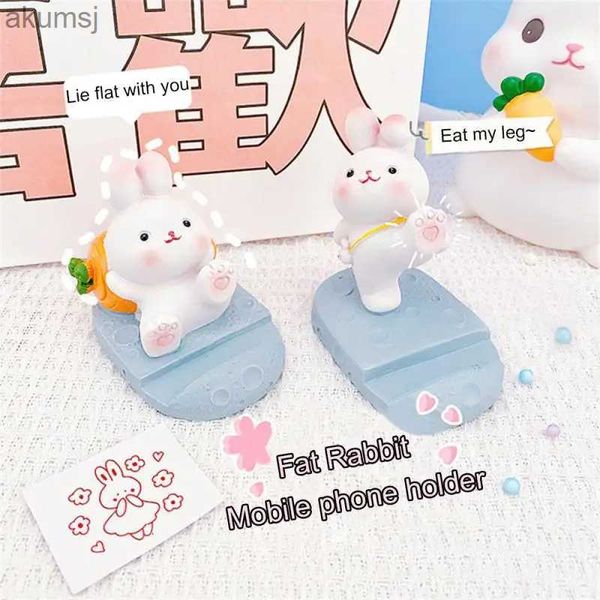 Handy-Halterungen, Kawaii-Telefon-Ständer-Halter für Handy-Desktop-Organizer, niedlicher faltbarer tragbarer Halter, unterstützt Cartoon-Lazy-Halterung, neu, YQ240110