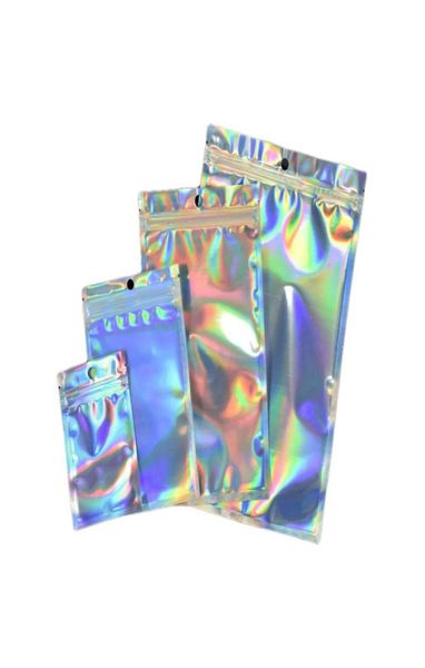 Pequenos Tamanhos Grandes Folha de Alumínio Transparente para Zip Resealable Sacos de Embalagem de Bloqueio de Varejo Zipper Mylar Bag Pacote Bolsa Auto 8758756