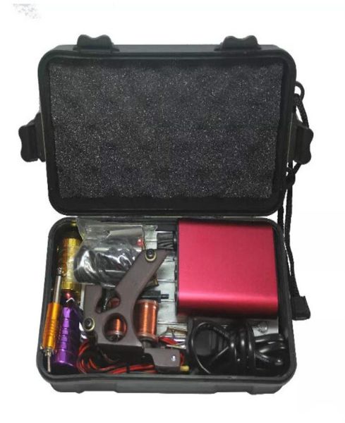 Kit per tatuaggi professionale con macchina per trucco permanente di qualità per attrezzature per tatuaggi Macchine per tatuaggi rosse economiche7295643