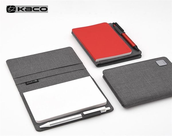 YouPin Kacogreen Alio A6 Defter Seti Taşınabilir Yumuşak PU Yüz Orman Kağıdı Tüp Metal Jel Kalem Cüzdan Kitabı Office 2106115206247