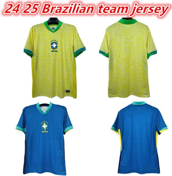 RICHARLISON 2024 2025 ANTONY CASEMIRO JESUS Brésil maillots de football Camiseta RAPHINHA PAQUETA VINI JR RODRYGO Brasil maillots maillot de football hommes uniforme S- 4XL
