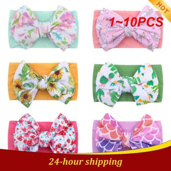 Acessórios de cabelo 1-10pcs infantil não encolhe bons cuidados nylon elasticidade macia estimulante bandana segurança e proteção ambiental não.