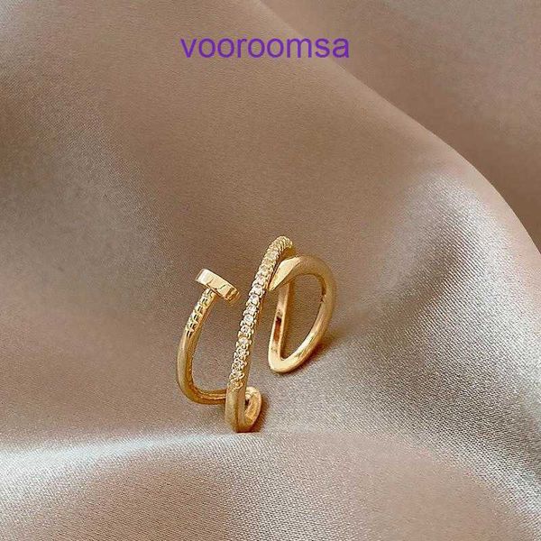 Anello di moda Carter Ladies Rose Gold Silver Lady Rings Gioielli firmati in vendita stile leggero lusso personalizzato unghia indice con scatola originale