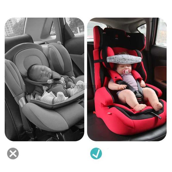 Almofadas infantil bebê assento de carro apoio cabeça crianças cinto de fixação menino menina playpens sono posicionador travesseiros de segurança do bebê kf139l240105