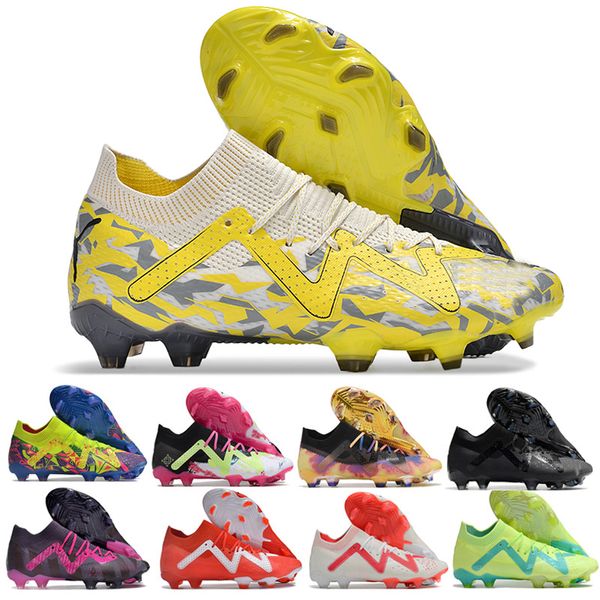 Клитские качество новая футбольная обувь будущая Ultimate FG вязаная футбольная обувь мужские