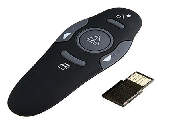 RF 24GHz Wireless Presenter Remote-Präsentation USB-Steuerung PowerPoint PPT Clicker Fernbedienung Seitenumblättern PPT Red Laser Point4126258