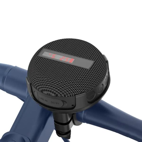 Lautsprecher Tragbarer Bluetooth-Lautsprecher für Motorräder, kabelloser Fahrradlautsprecher mit lautem Sound, Bluetooth 5.0, IP65, wasserdichter Outdoor-Lautsprecher