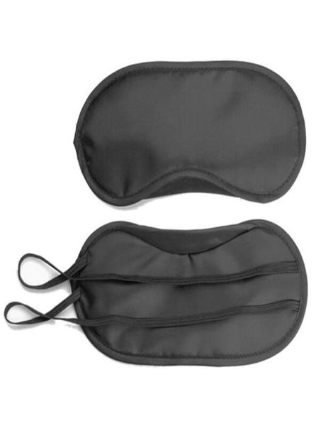 Maschera per gli occhi per dormire Ombra Copertura per il pisolino Maschere per benda Occhiali per il trasporto aereo Strumento da viaggio Benda per occhi in poliestere morbido6552958