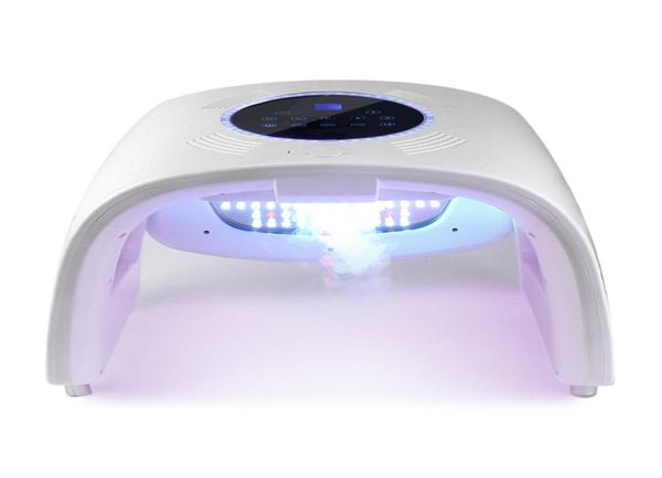 Faltbare LED-Lichttherapie PDT Pon Gesichtsmaschine mit Dampfspray Hautverjüngung Narbenentfernung Haarwachstum Led Beaut4453160