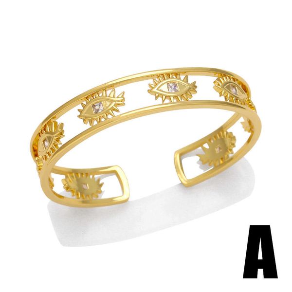 Designer pulseiras de luxo jóias charme pulseira mulheres bangle carta banhado aço inoxidável 18k pulseira de ouro festa presentes acessórios oco out 599