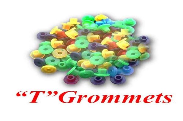 1000pcs Dövme Malzemeleri Renkli T Grommets Dövme Makinesi Gun6648889 için Dövme Nipelleri