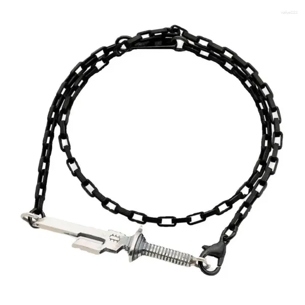 Braccialetti a maglie Bracciale Anime Jujutsu Kaisen Fushiguro Toji Spada di Tianri Ciondolo coltello 4XBF