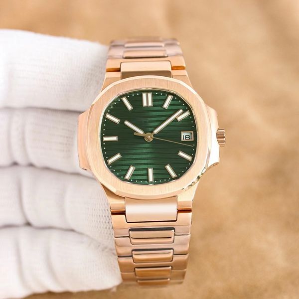 orologio classico da uomo orologio di design di alta qualità AAA 5711 Movimento automatico quadrante 40mm cinturino in acciaio inossidabile PP zaffiro impermeabile Orologio di lusso