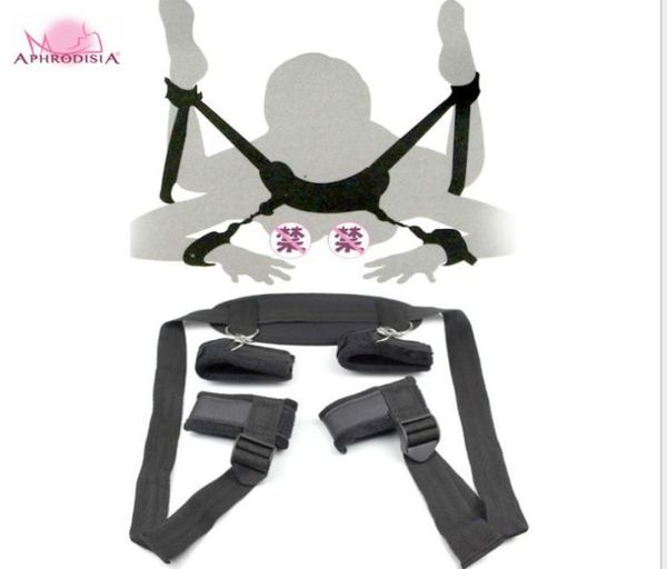 SEAFELIZ Giochi sessuali Accessori Letto Bondage Restrizioni Collo Cinturini alla caviglia Prodotti erotici Sesso Benda Giocattoli sessuali Per adulti X04017811671