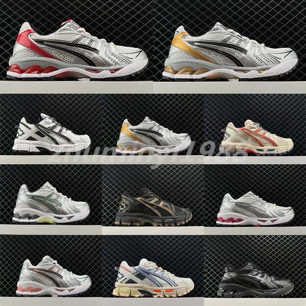 2024 Designer Scarpe da corsa Gel Kahana8 Low Top Retro Athletic Uomo Donna Scarpe da ginnastica Sport all'aria aperta Sneakers Obsidian Grey Cream Bianco Nero Ivy Z25