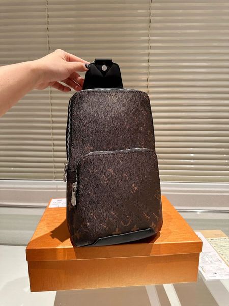 2023 N41719 SAC AVENUE СУМКА-СЛИНГ 5A Дизайнерская мужская сумка через плечо CANVAS Crossbody Спортивная повседневная крутая сумка через плечо Поясная сумка N41