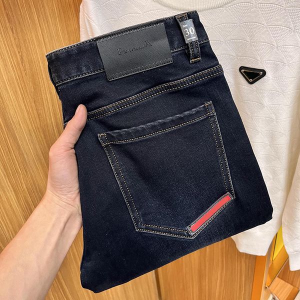 Tasarımcı kot p tasarımcı erkek jean kadın lüks pantolon severler rahat denim gevşek düz moda üçgen erkek giyim bayanlar marka fz1-15 cxd2401105