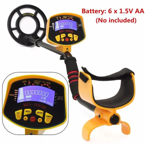 Md3010ii Metal Detector Sotterraneo Gold Finder Cerca tutto Scanner Digger Kit Finder Tester Macchina Metaldetector Gemma Rilevamento 240109