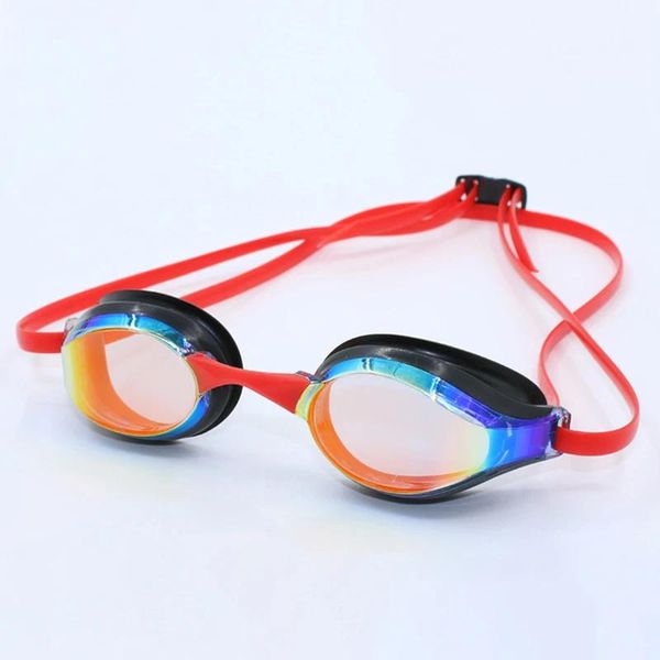 goggles Professionelle Silikagel-Tauchbrille, Rennbrille, Beschichtung, wasserdicht, Antifog-Schwimmbrille, Wettkampf-Schwimmbrille