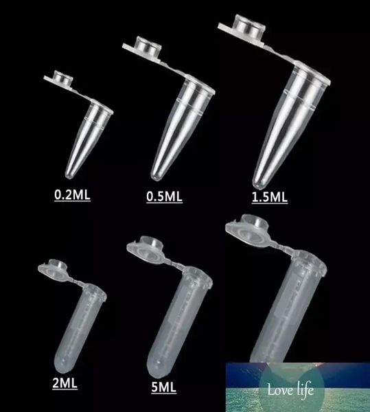 02 05 15 2 5 10ML tubo de plástico transparente micro tubos de ensaio para centrífuga com tampa de pressão8723057